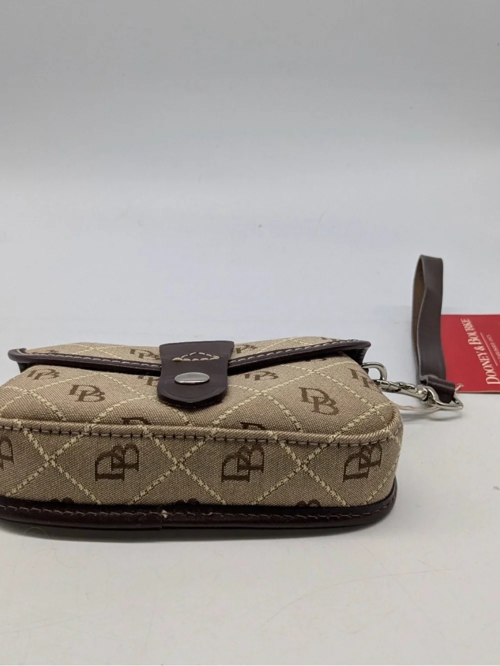 Dooney & Bourke Red and Brown Tag